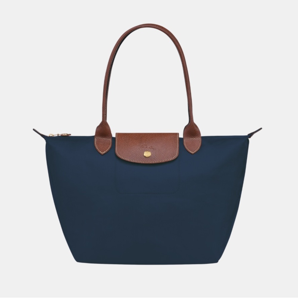 Longchamp M le pliage navy tote